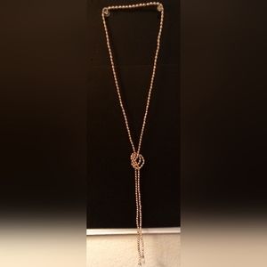 NWOT Pale Pink Small Beaded Pearl Necklace